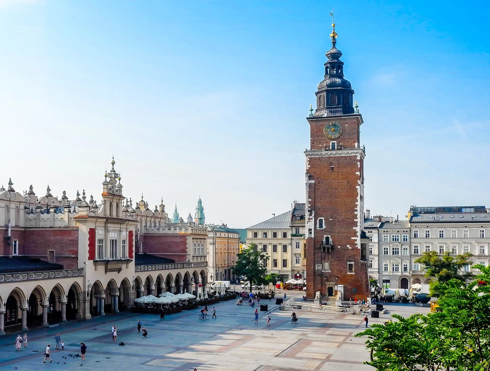 Rathaus Turm Krakau